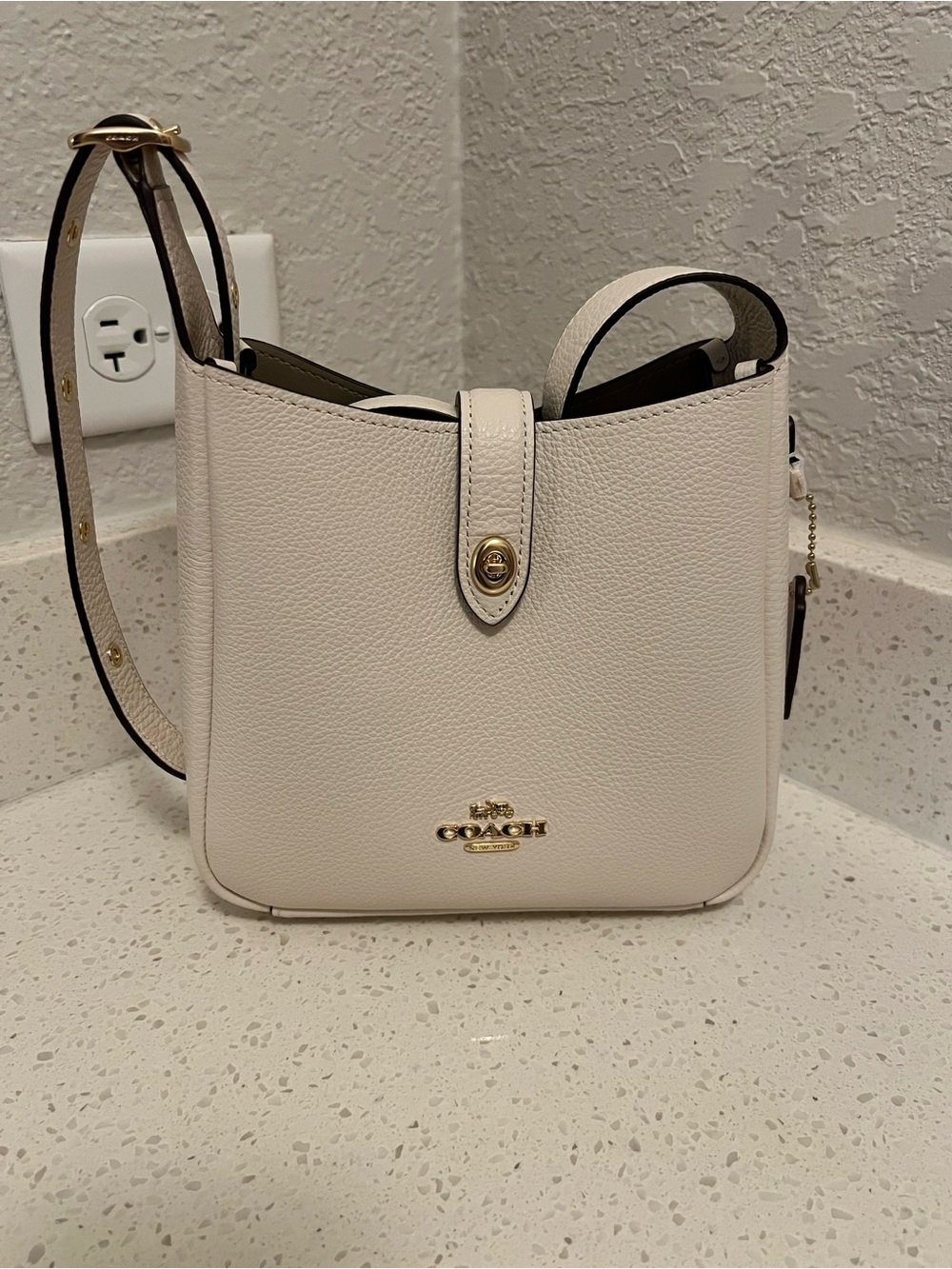 Coach Hadley Pebbled Leather Crossbody Bag